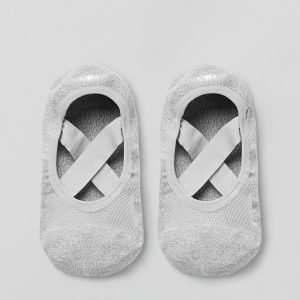 Women's Pivot Barre Sock - Athletic Heather Grey