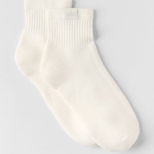 Quarter Crew Street Sock - Ivory