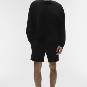 Chill Crew Neck Pullover - Black