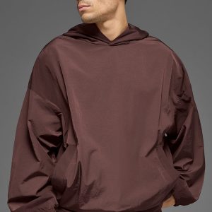 Axis Hooded Pullover - Brownstone