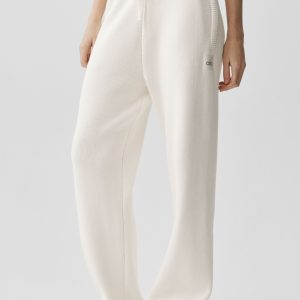 Scholar Straight Leg Sweatpant - Ivory