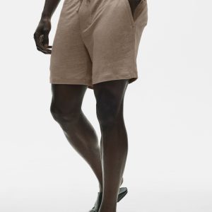 7 Linen Jersey Coastal Short - Gravel