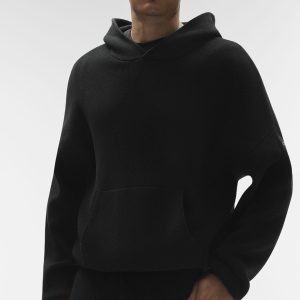 Scholar Hooded Sweater - Black