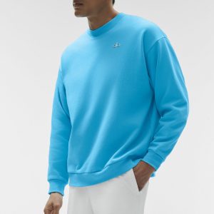 Accolade Crew Neck Pullover - Azure Blue