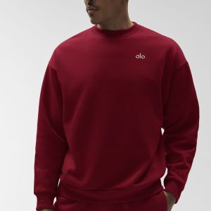Accolade Crew Neck Pullover - Summer Romance Red