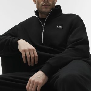 Accolade 1/4 Zip Pullover - Black