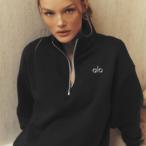 Accolade 1/4 Zip Pullover - Black
