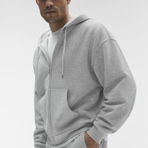 Accolade Full Zip Hoodie - Athletic Heather Grey