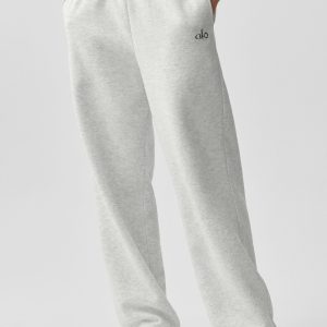 Accolade Straight Leg Sweatpant - White Heather