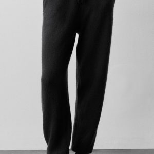 Wool Cashmere New Class Sweatpant - Black