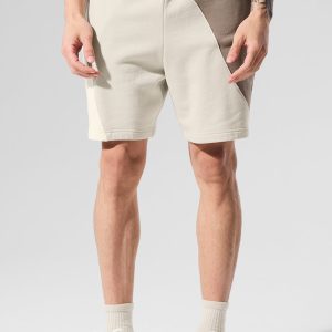 7 Make Waves Short - Ivory/Bone/Gravel