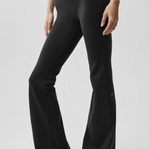 Airbrush Low-Rise Flare Legging (Regular) - Black